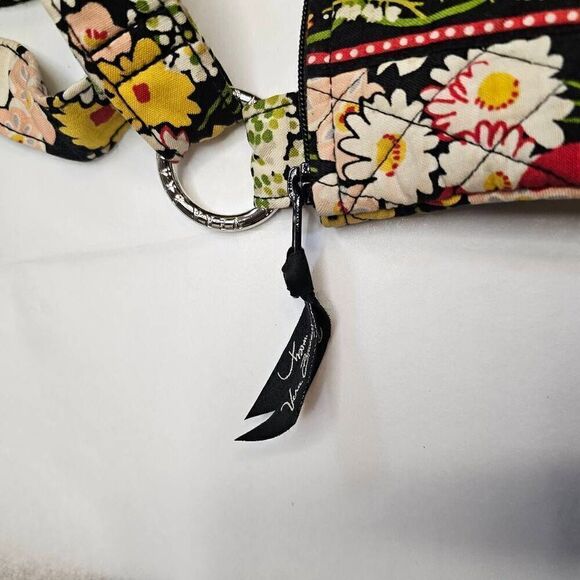 Vera Bradley Poppy Fields Quilted Fabric Crossbody Bag Floral RETIRED - Picture 6 of 12